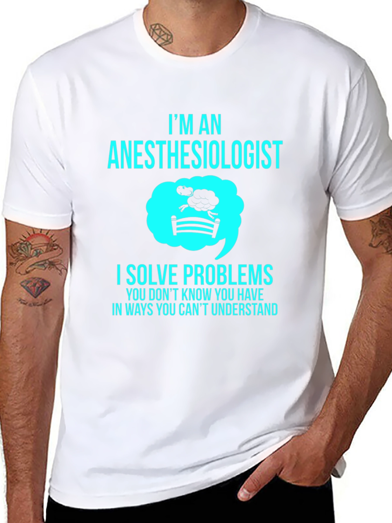 Anesthesiologist T-Shirt - I Solve Problems