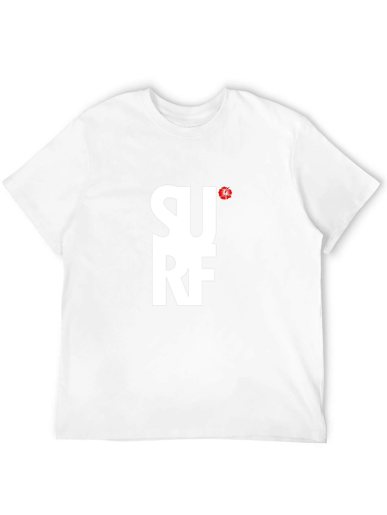 Surf Tee - Black Cotton Graphic T-Shirt