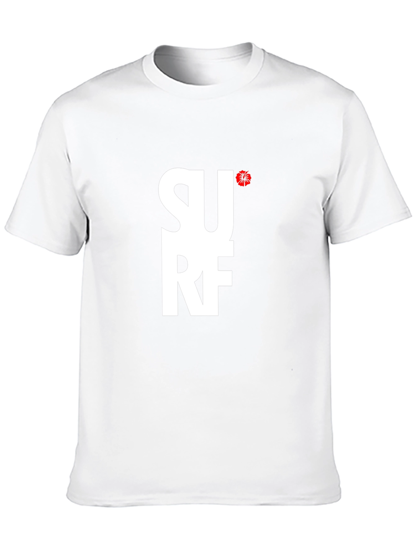 Surf Tee - Black Cotton Graphic T-Shirt