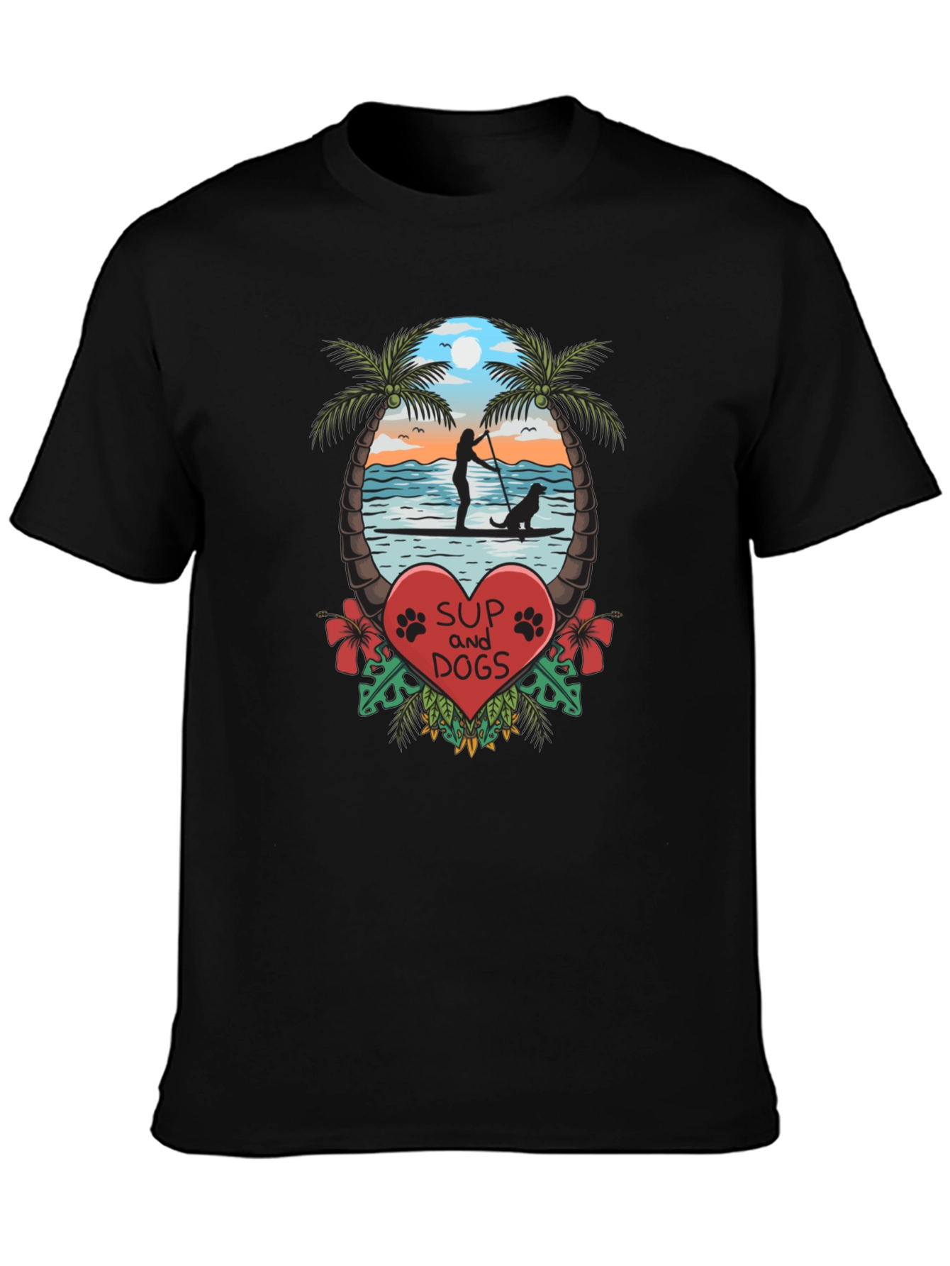 SUP & Dogs Graphic Tee