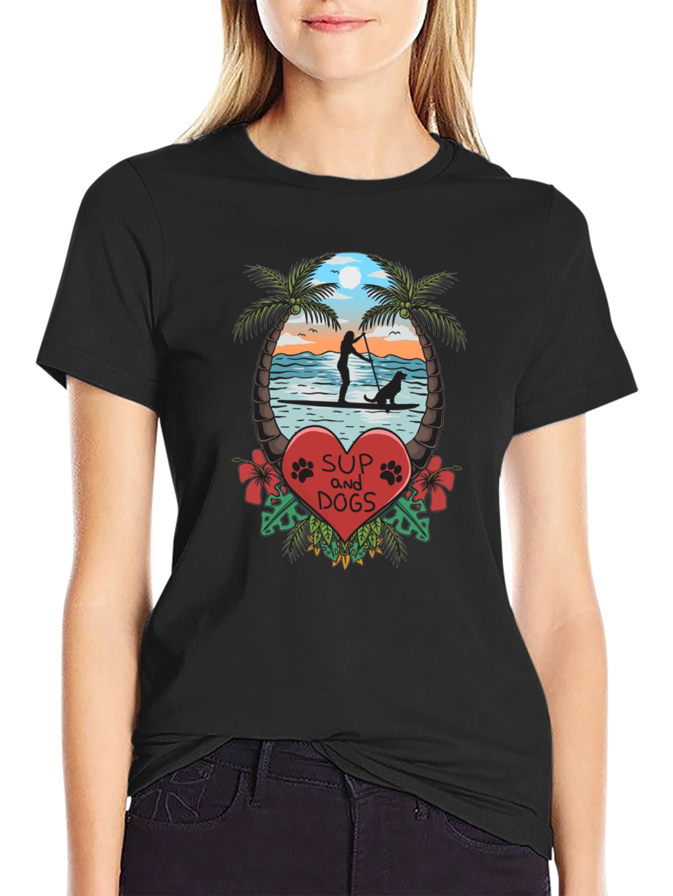 SUP & Dogs Graphic Tee