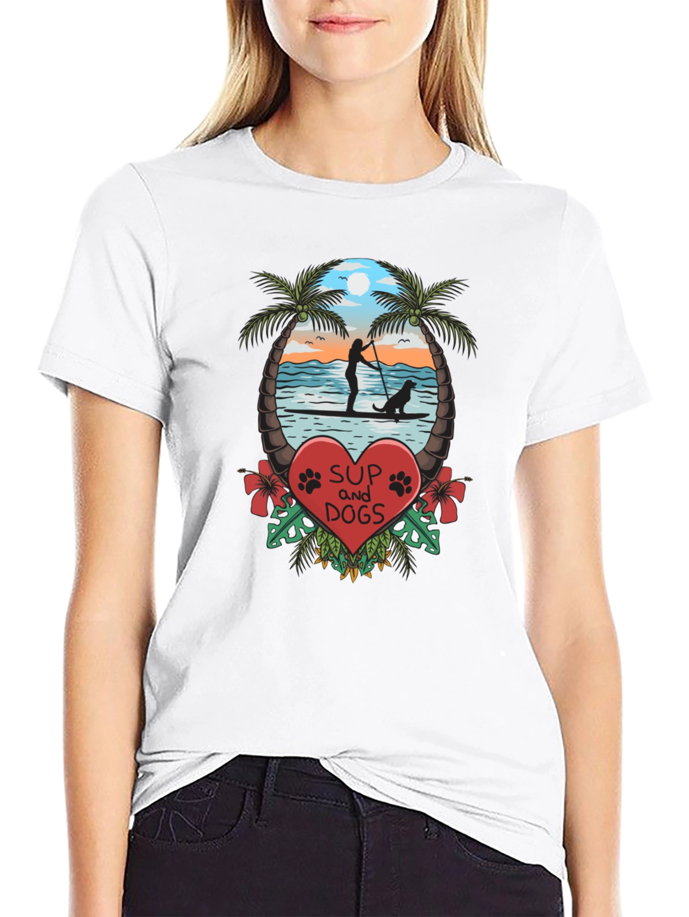SUP & Dogs Graphic Tee