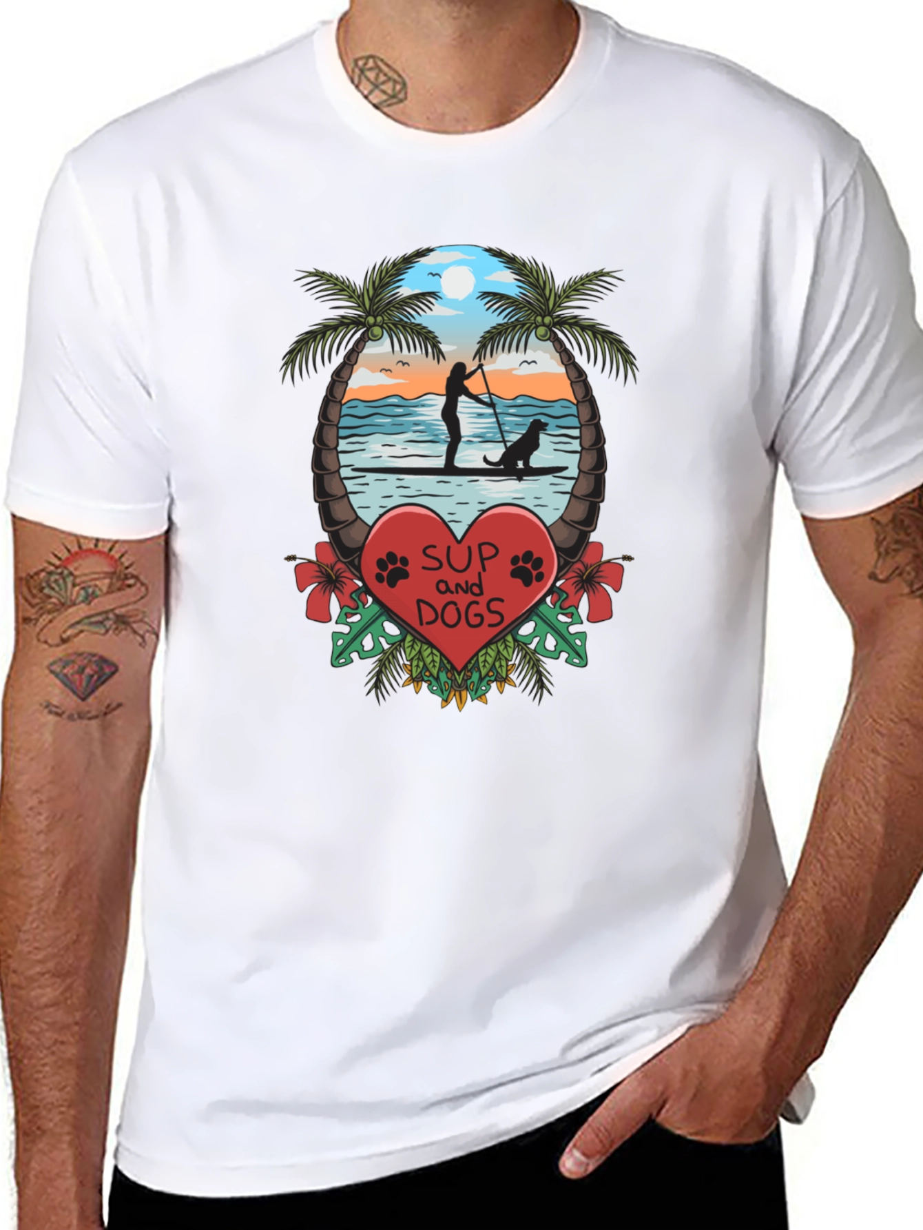 SUP & Dogs Graphic Tee