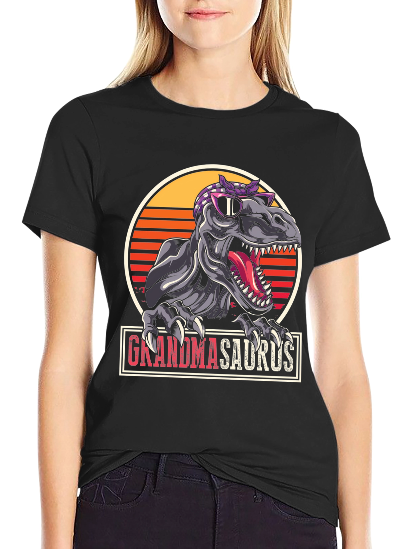 Grandmasaurus T-Shirt: Dinosaur Graphic Tee