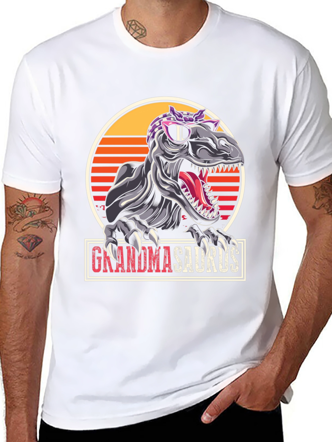 Grandmasaurus T-Shirt: Dinosaur Graphic Tee