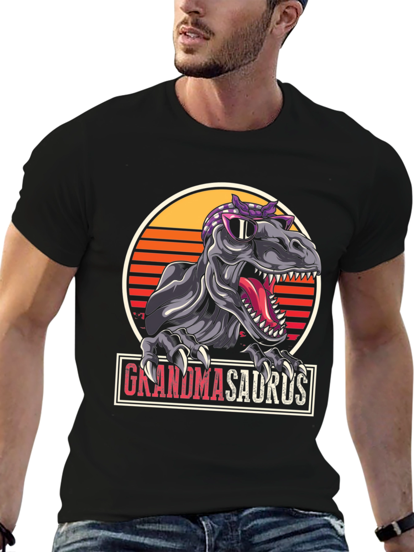 Grandmasaurus T-Shirt: Dinosaur Graphic Tee