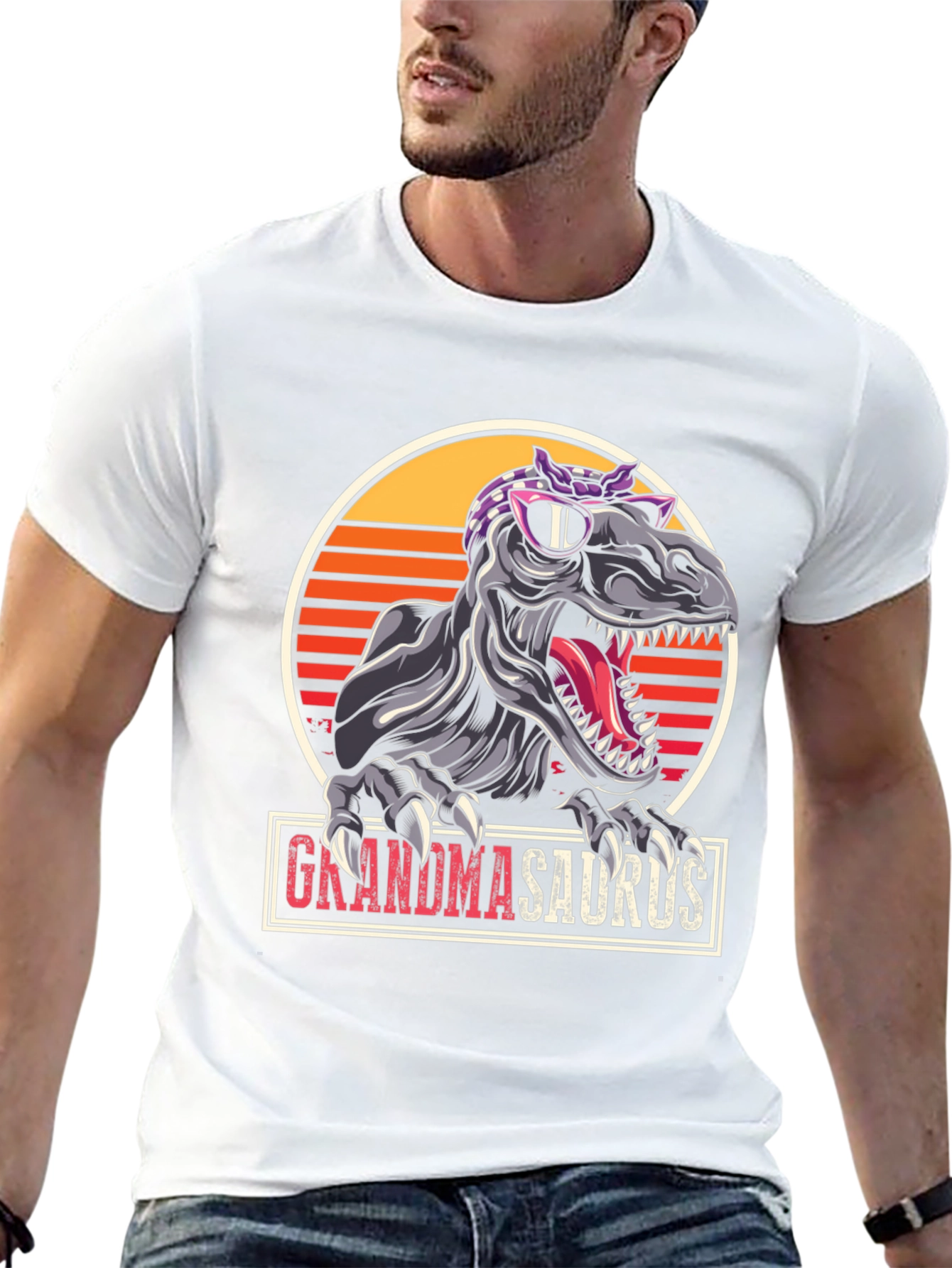 Grandmasaurus T-Shirt: Dinosaur Graphic Tee