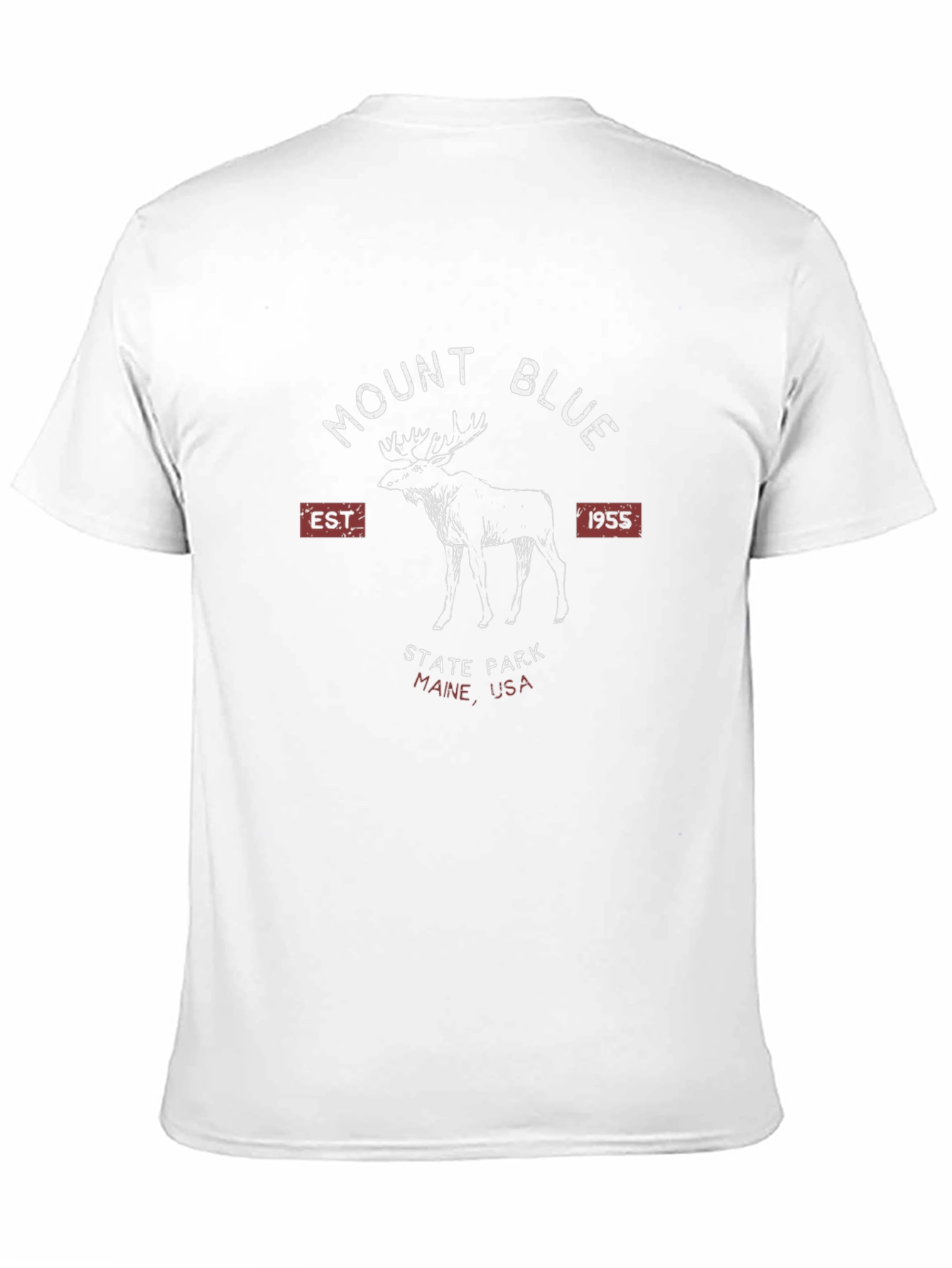 Mount Blue State Park Black T-Shirt