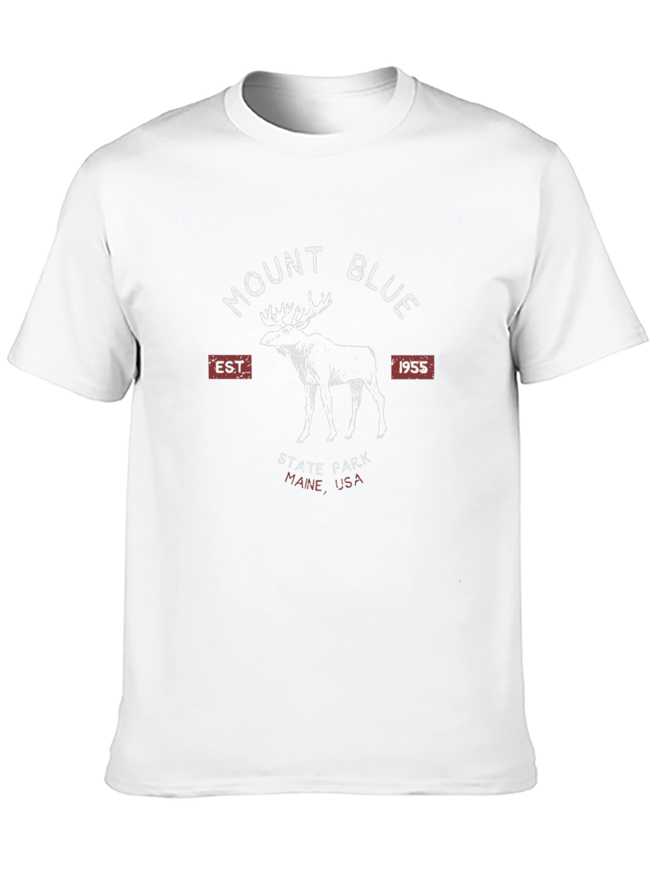 Mount Blue State Park Black T-Shirt