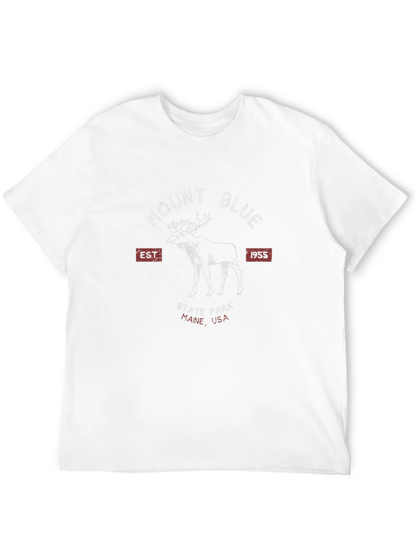Mount Blue State Park Black T-Shirt