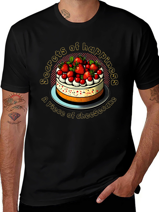 Secrets of Happiness Cheesecake Graphic Tee