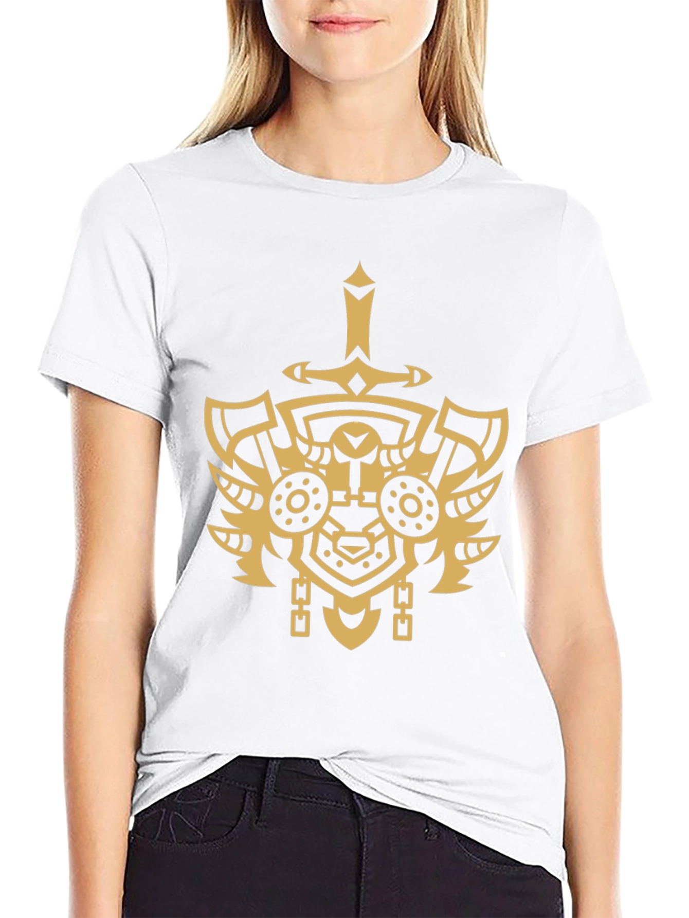 Warrior Shield Graphic Tee - Black