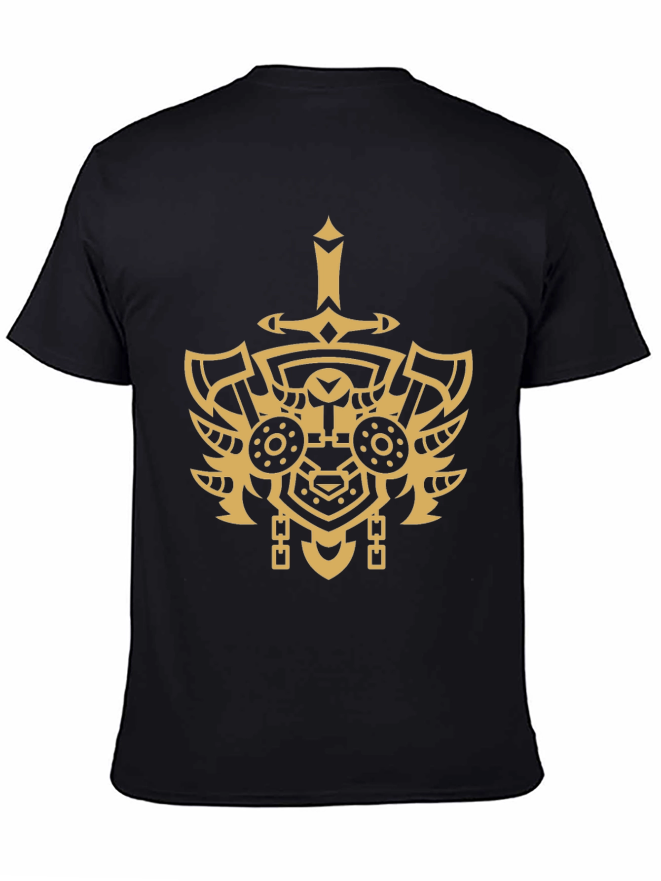 Warrior Shield Graphic Tee - Black