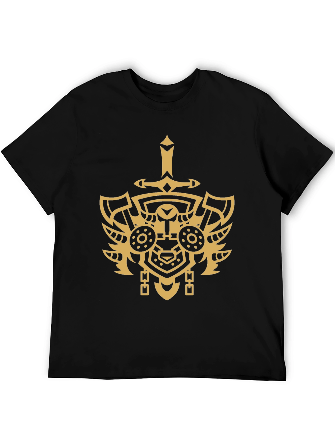 Warrior Shield Graphic Tee - Black