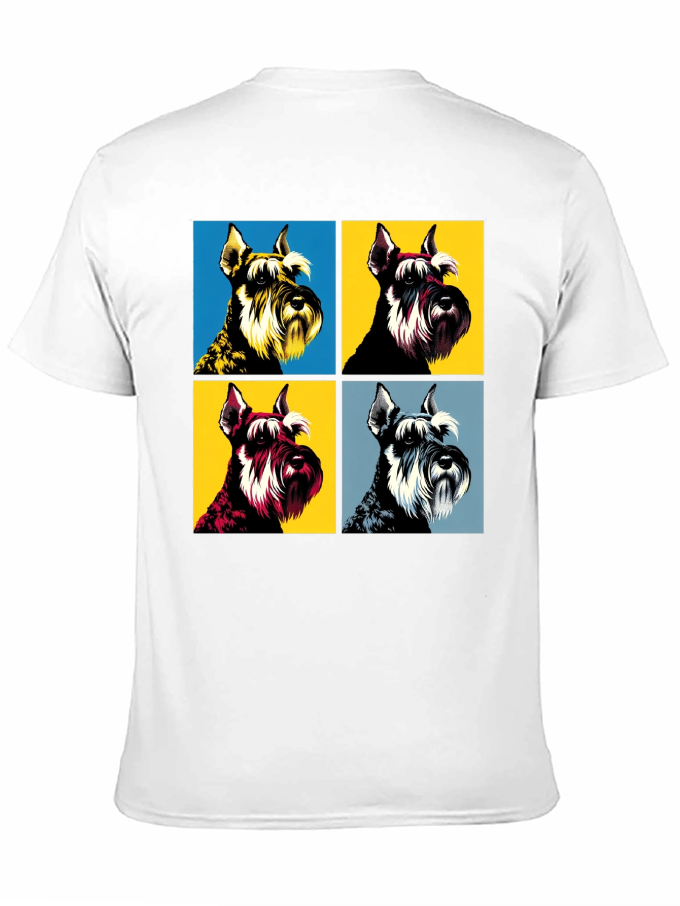 Pop Art Schnauzer T-Shirt - Unique Dog Lover Tee