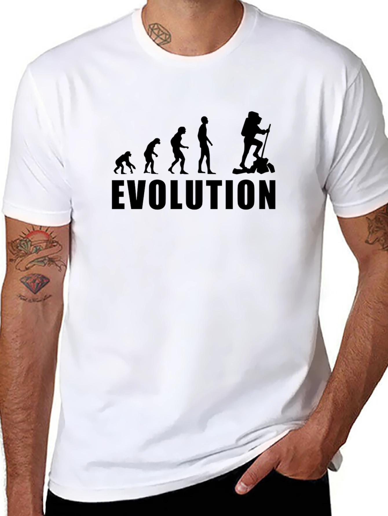 Evolution Hiking T-Shirt - Adventure Ready
