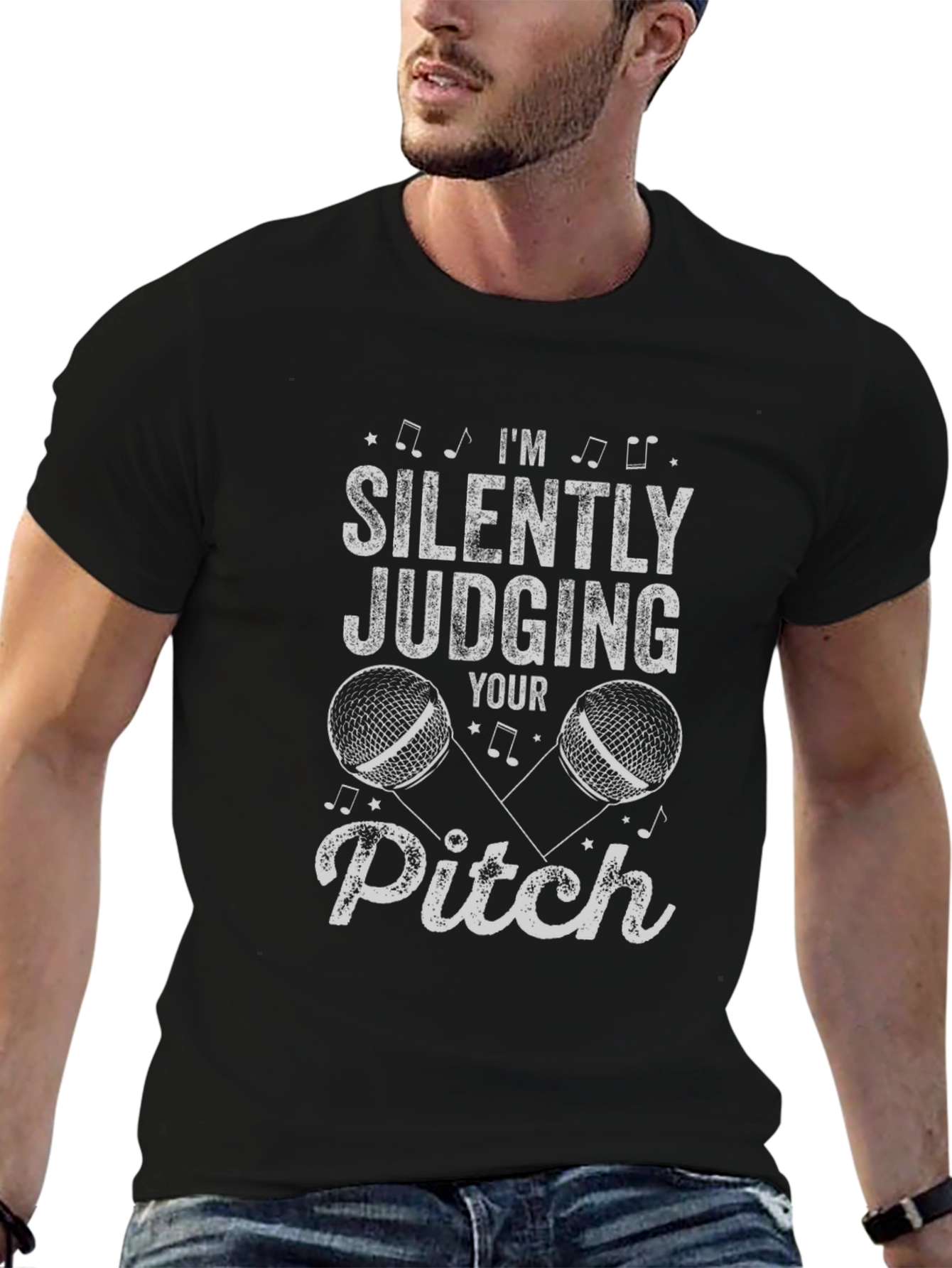Silently Judging Your Pitch T-Shirt - Music Lover Tee