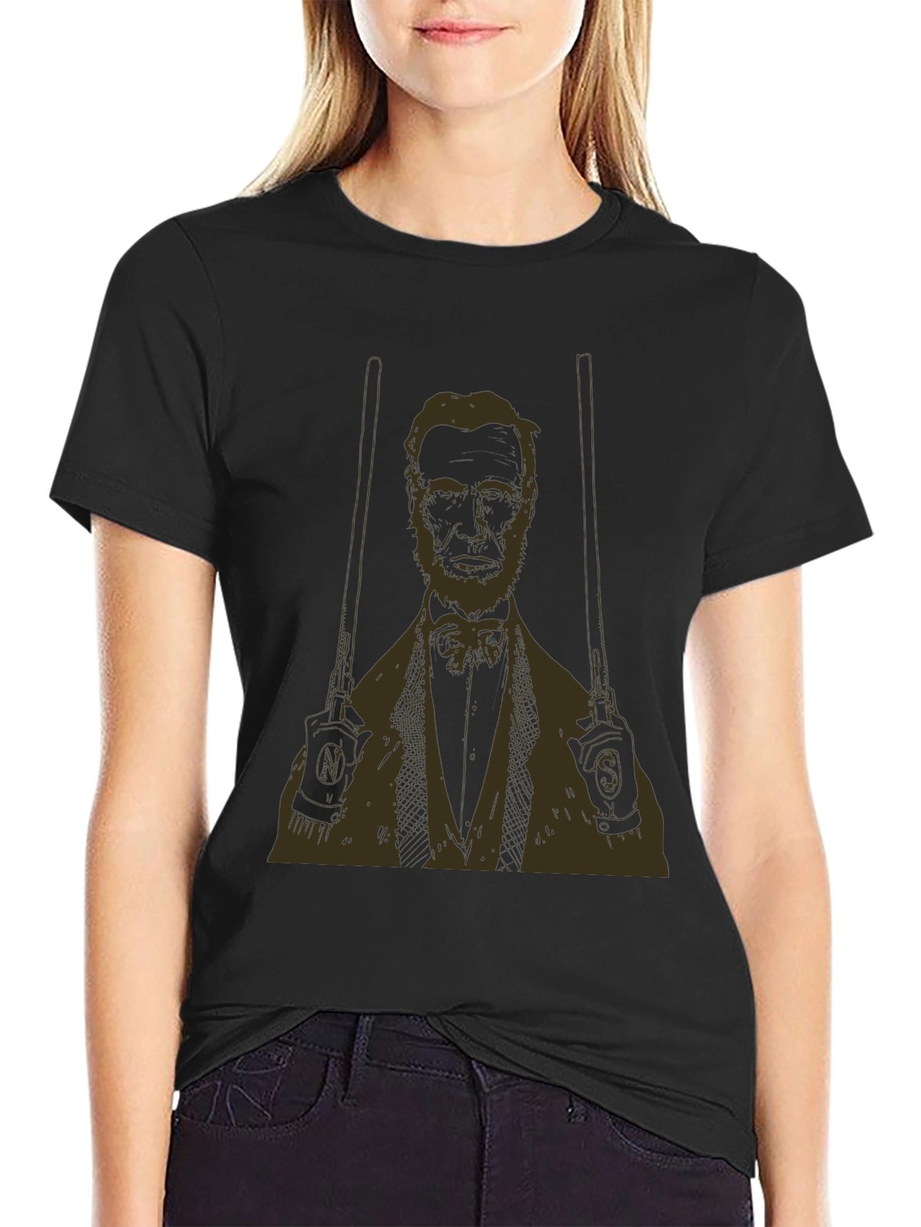 Abraham Lincoln Hunter Graphic Tee