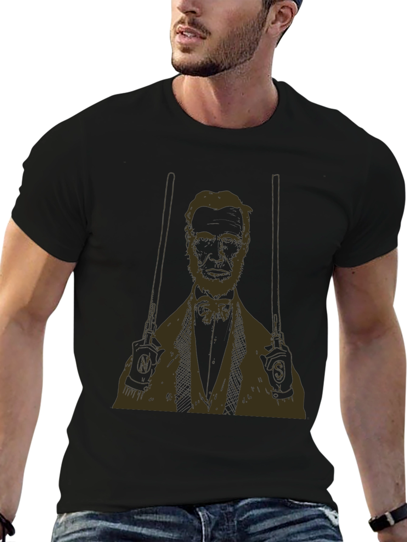 Abraham Lincoln Hunter Graphic Tee