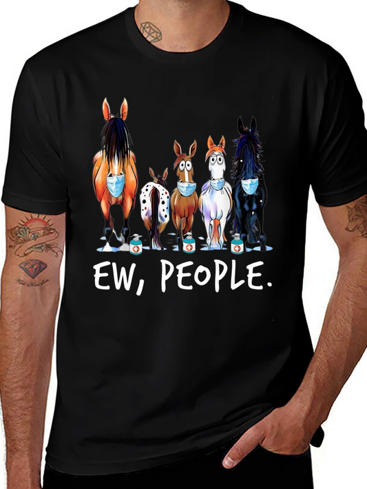 Ew People! Horse Graphic Tee