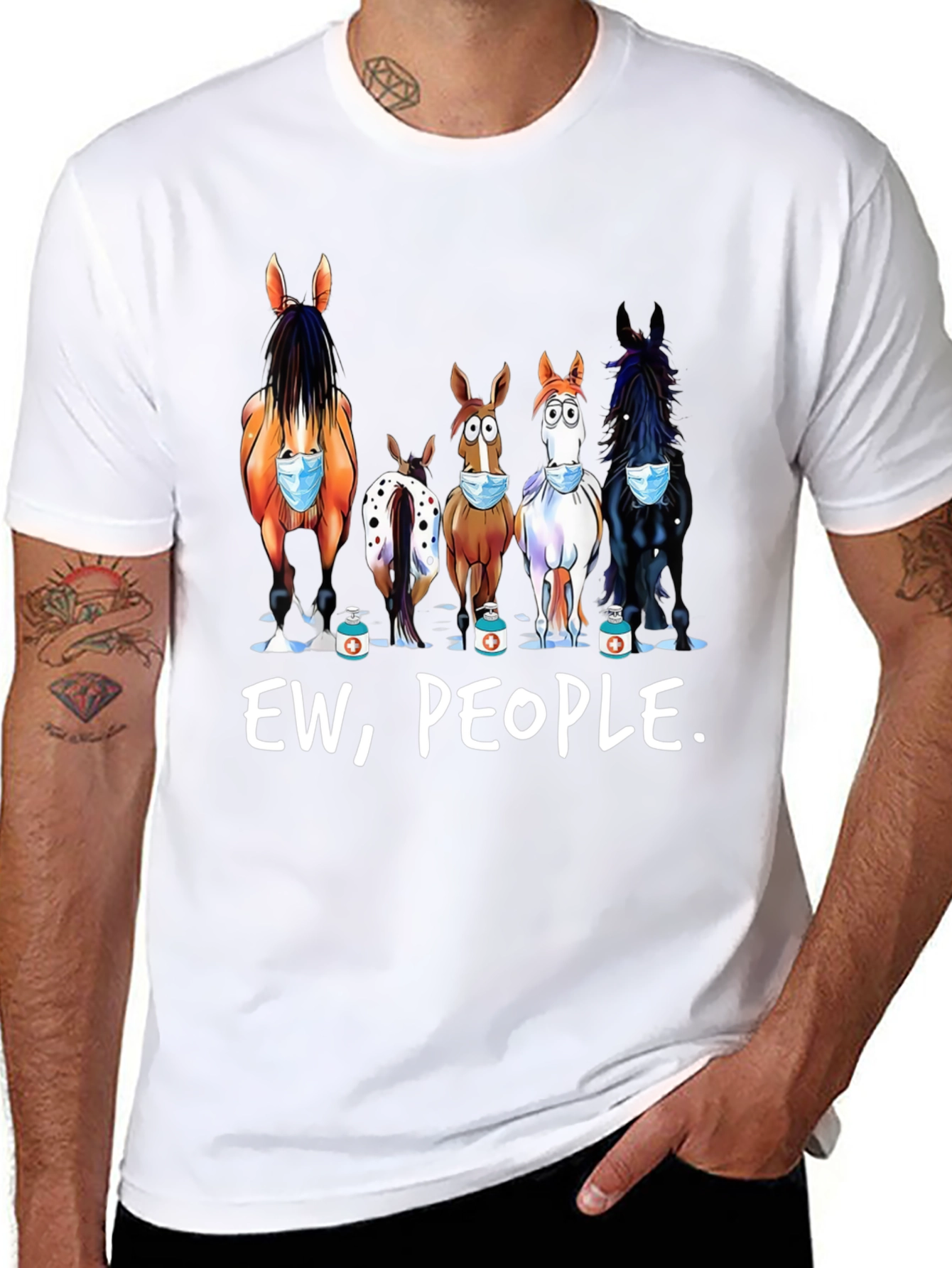 Ew People! Horse Graphic Tee