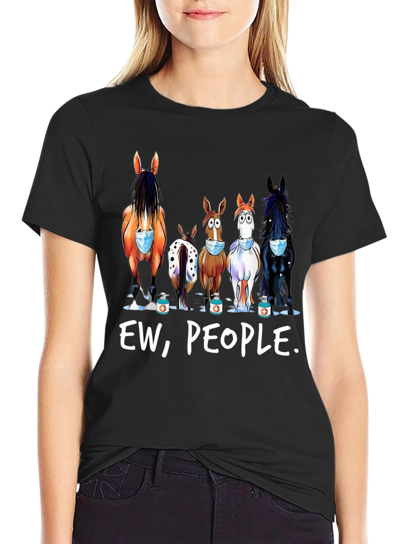 Ew People! Horse Graphic Tee