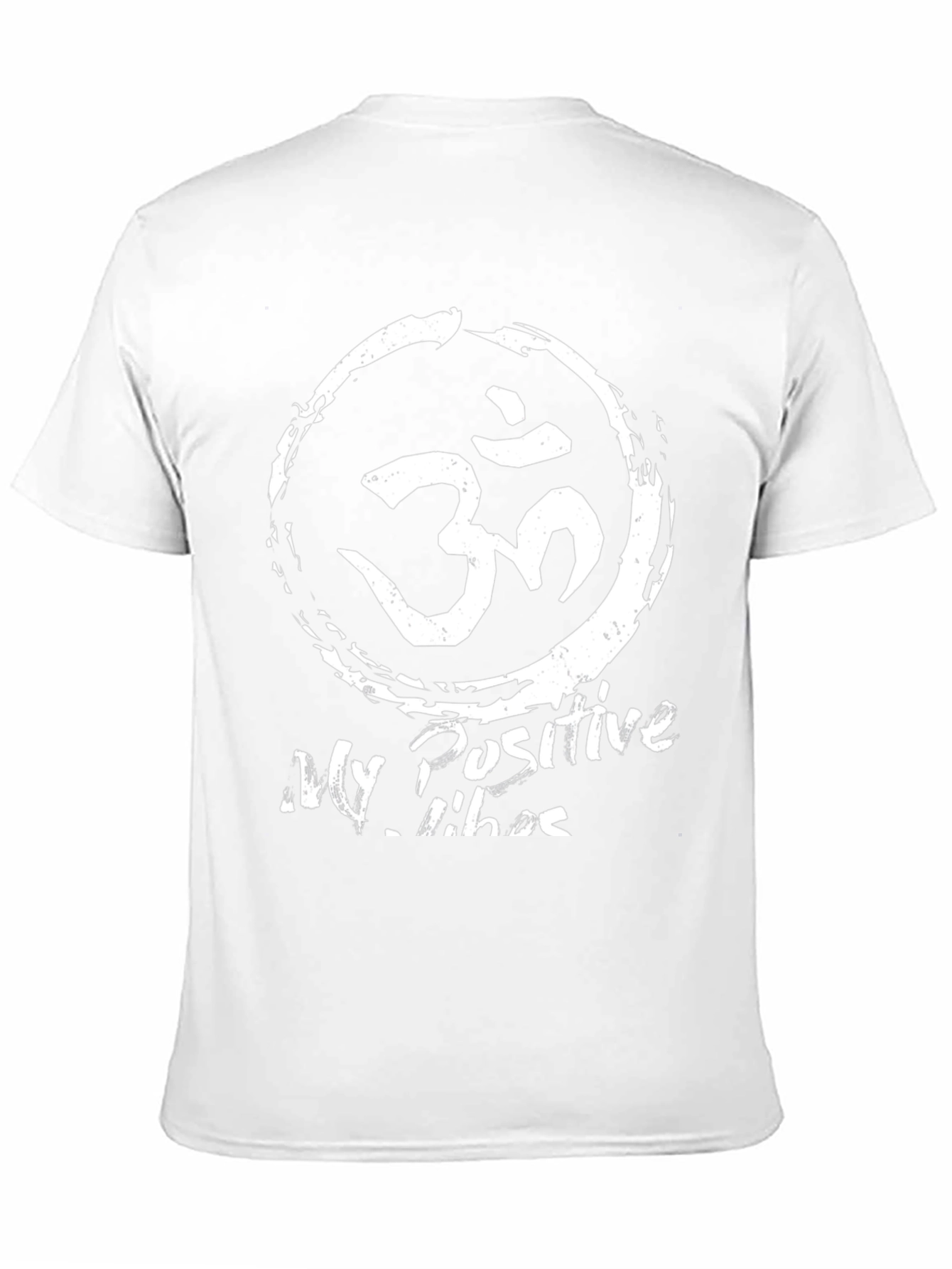 Mens Black My Positive Vibes Graphic Tee