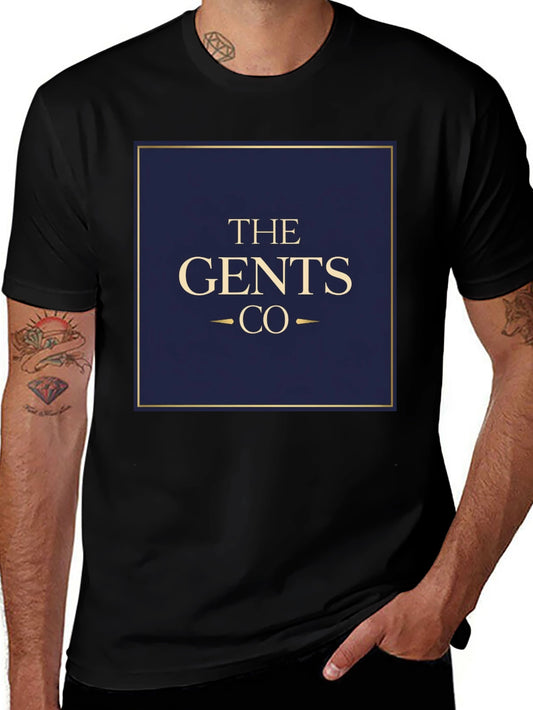 The Gents Co. Mens Black Graphic T-Shirt