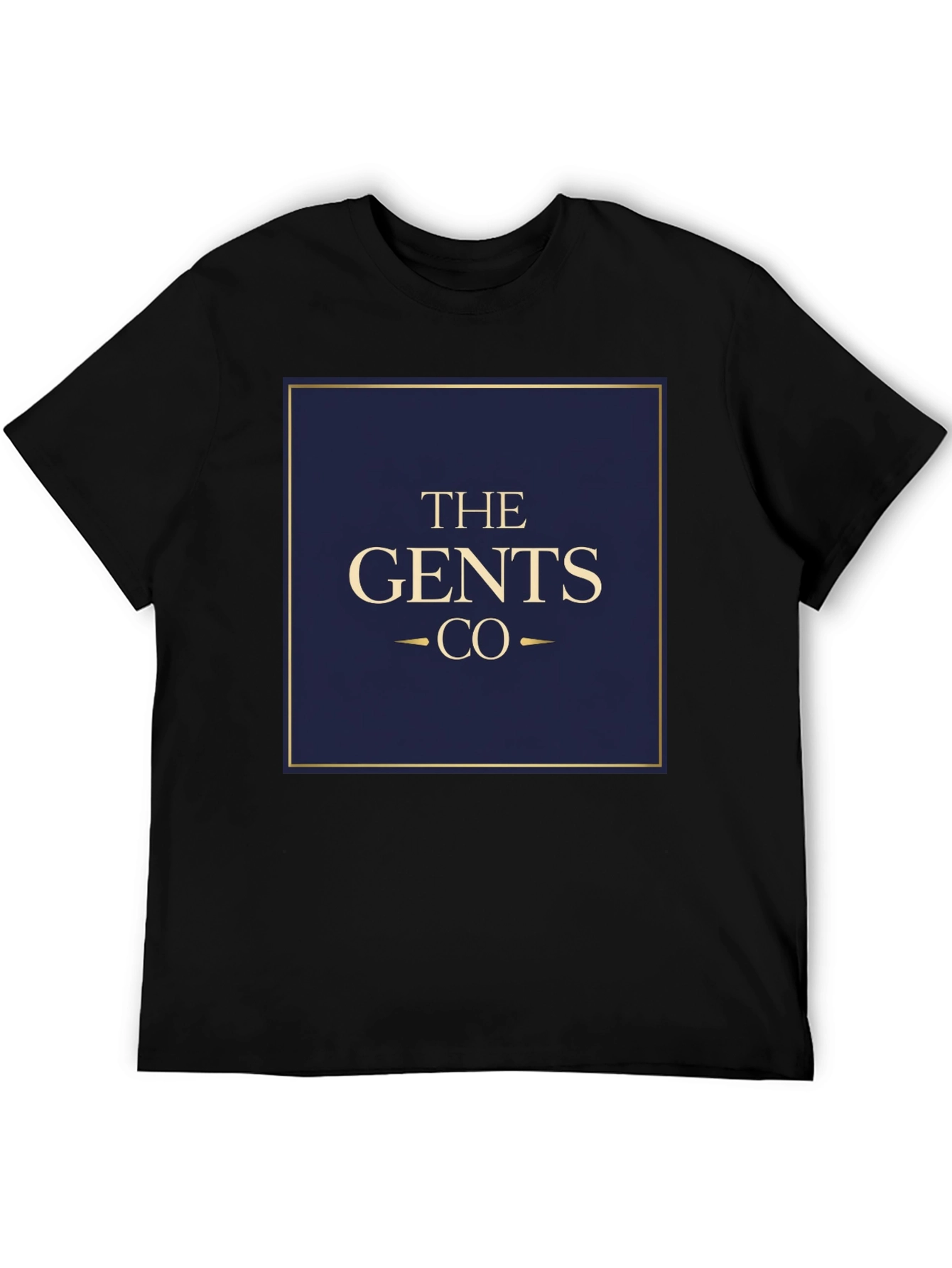 The Gents Co. Mens Black Graphic T-Shirt