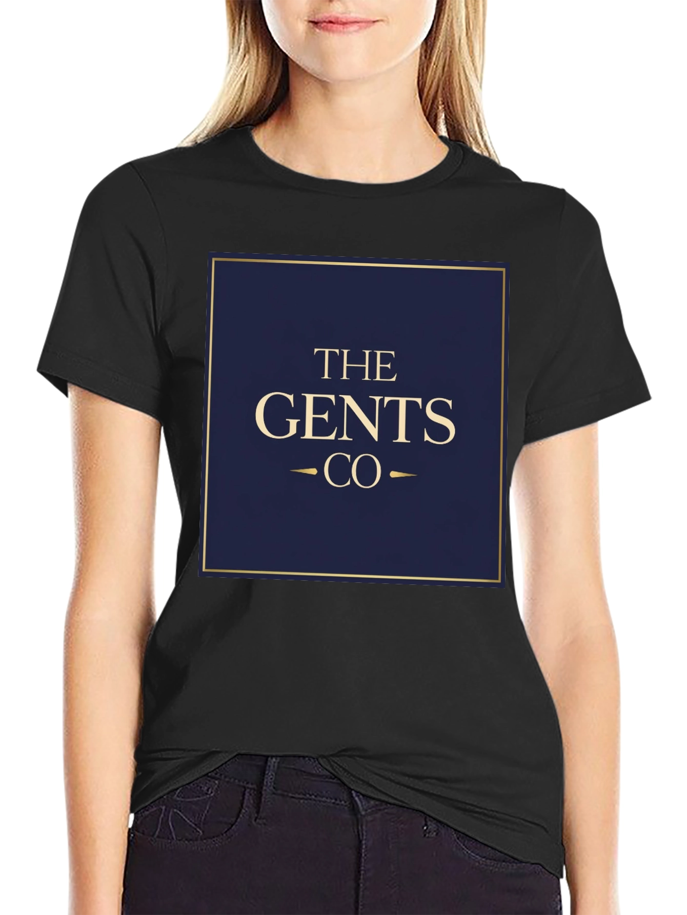 The Gents Co. Mens Black Graphic T-Shirt