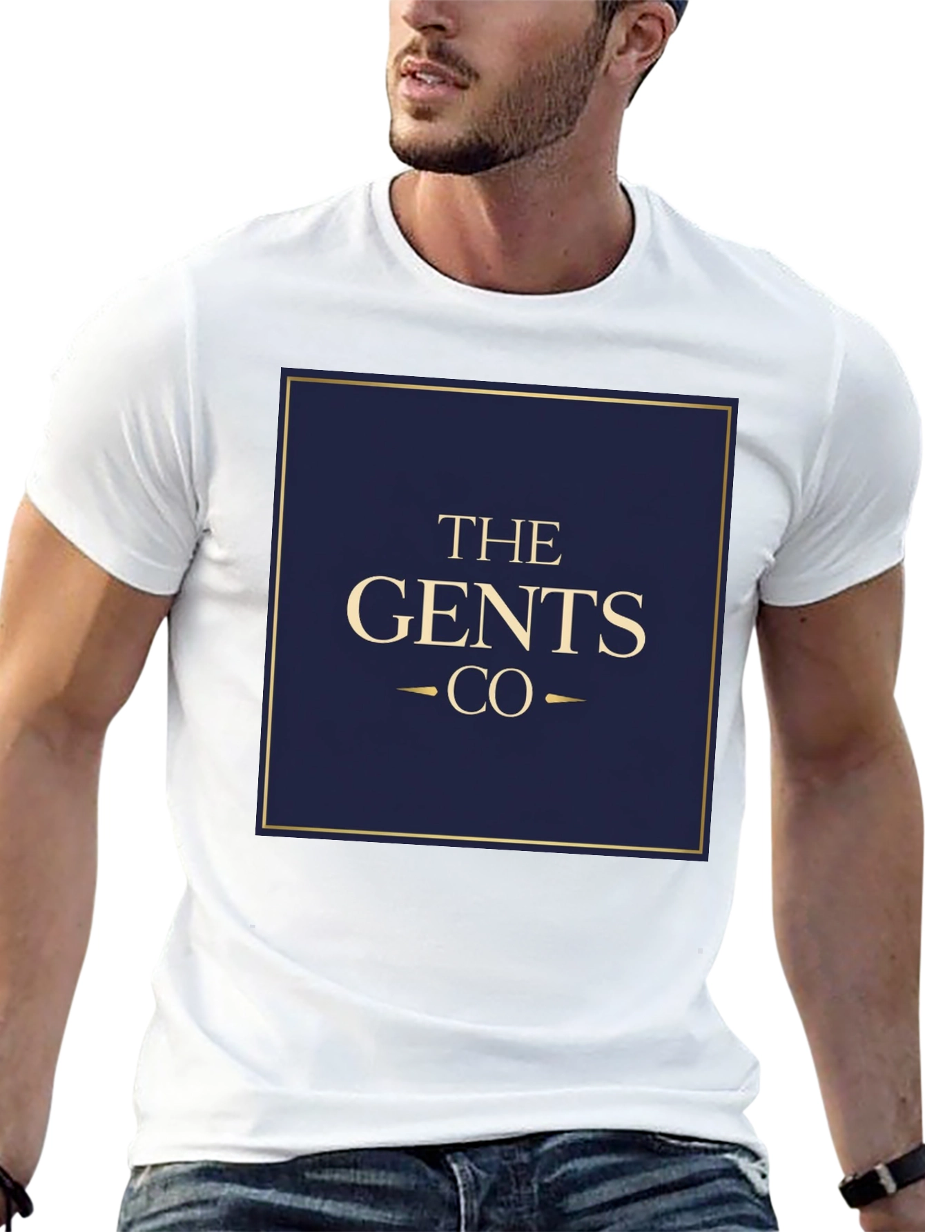 The Gents Co. Mens Black Graphic T-Shirt