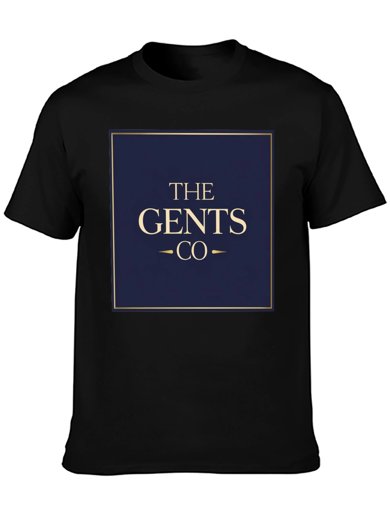 The Gents Co. Mens Black Graphic T-Shirt