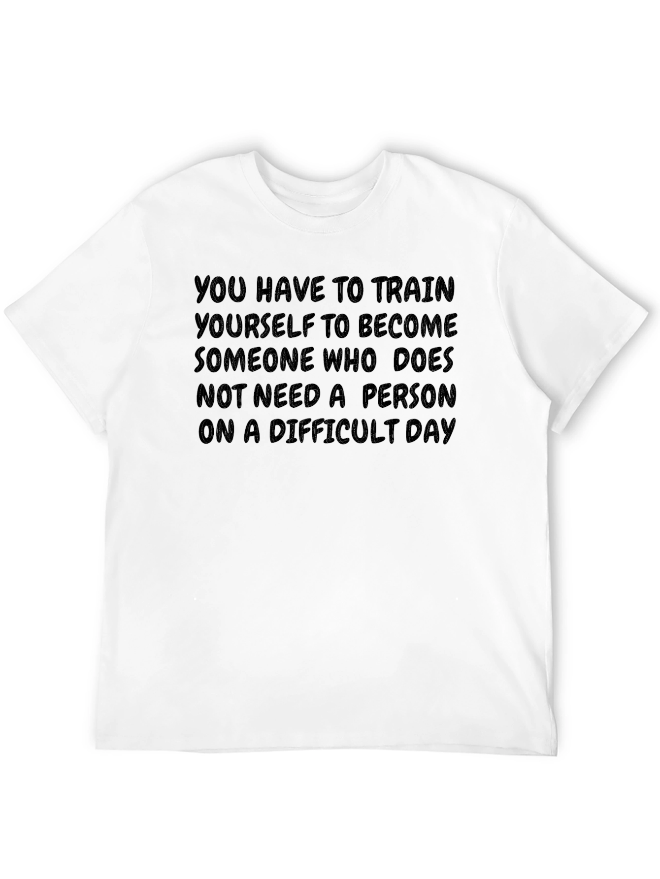 Motivational Graphic Tee: Self-Reliance