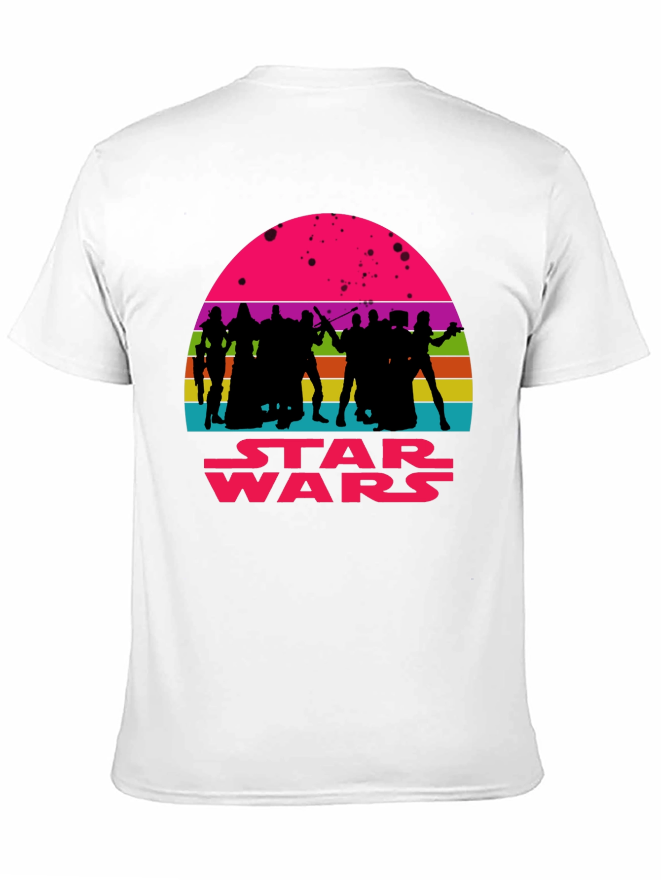 Star Wars Retro Sunset Graphic Tee - Black