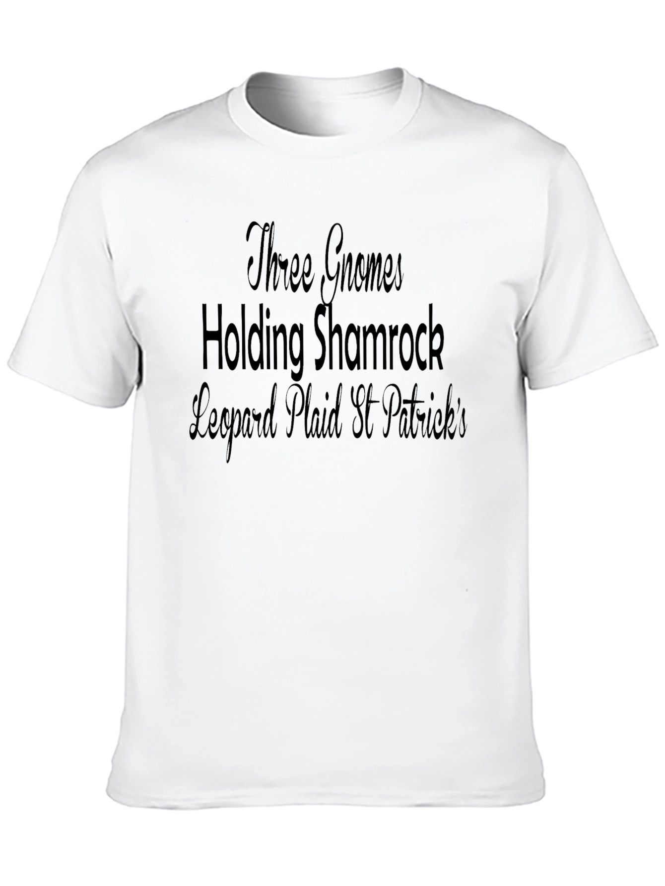 Three Gnomes Shamrock St. Patricks Day T-Shirt