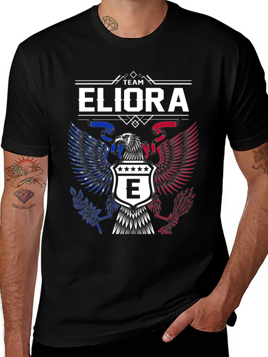 Team ELIORA Eagle Graphic T-Shirt - Patriotic Design