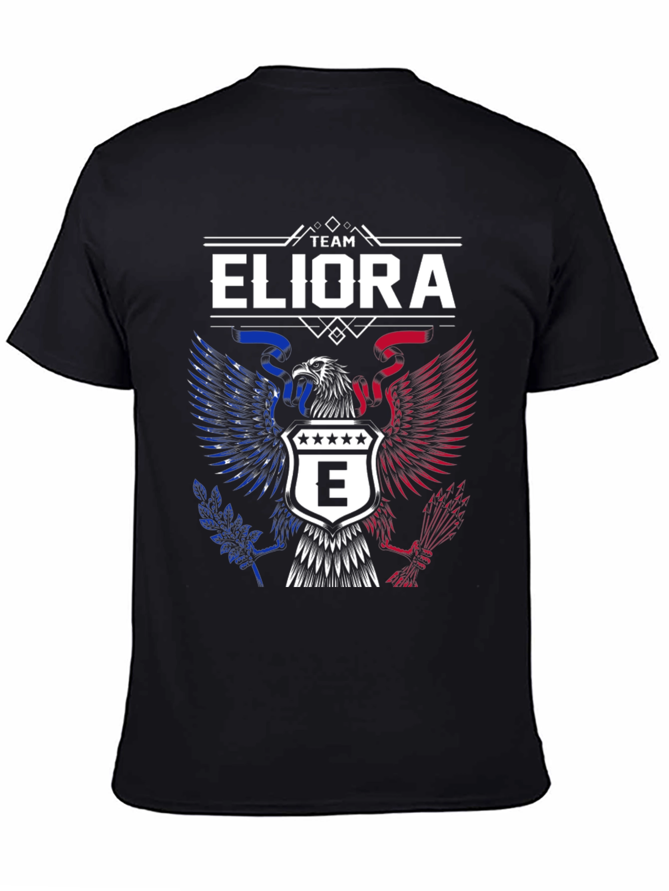 Team ELIORA Eagle Graphic T-Shirt - Patriotic Design