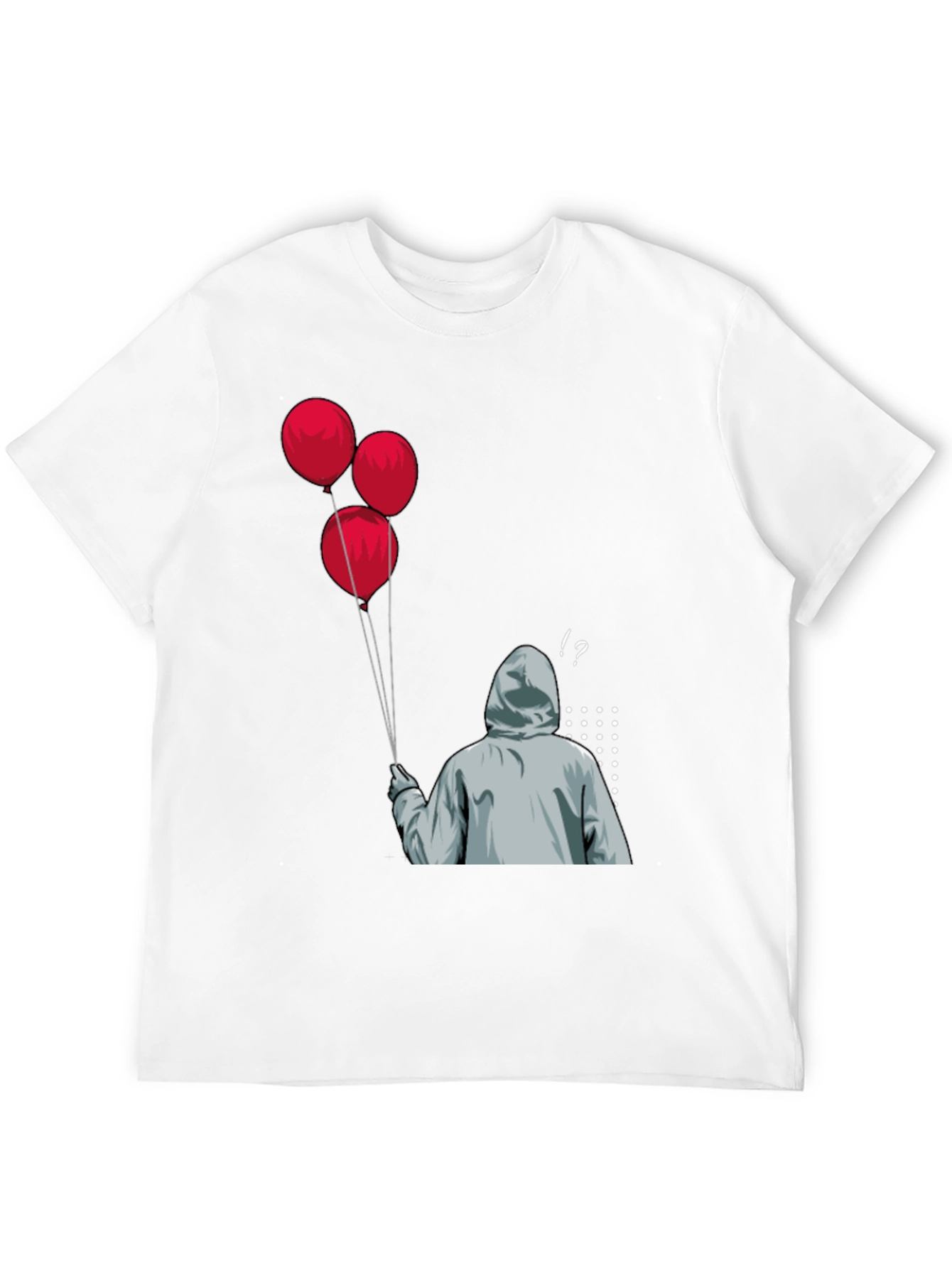 IT Pennywise T-Shirt: Red Balloons & Creepy Clown Design