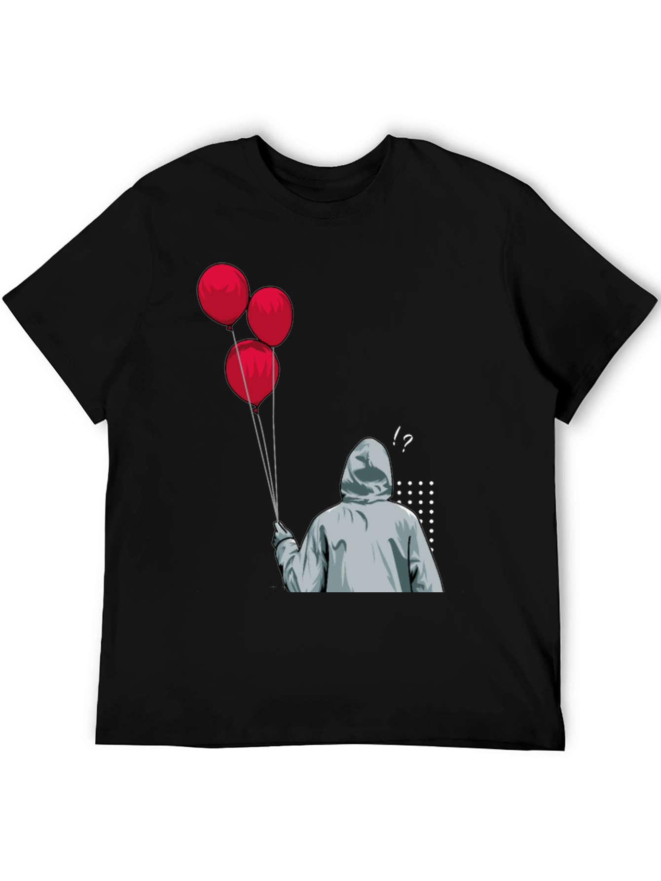 IT Pennywise T-Shirt: Red Balloons & Creepy Clown Design