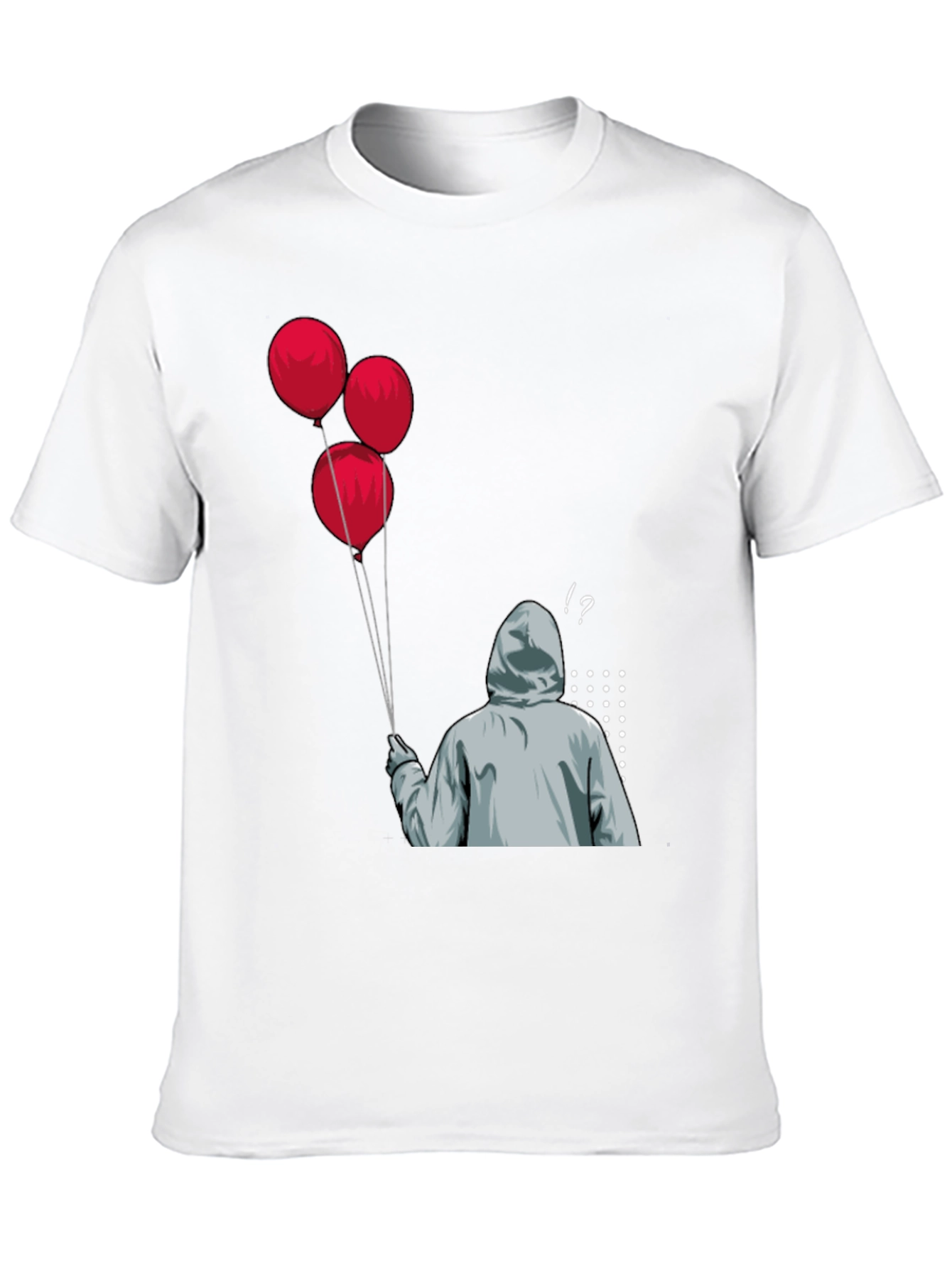 IT Pennywise T-Shirt: Red Balloons & Creepy Clown Design