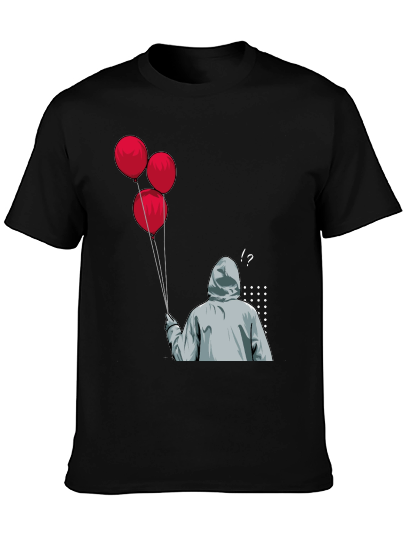 IT Pennywise T-Shirt: Red Balloons & Creepy Clown Design