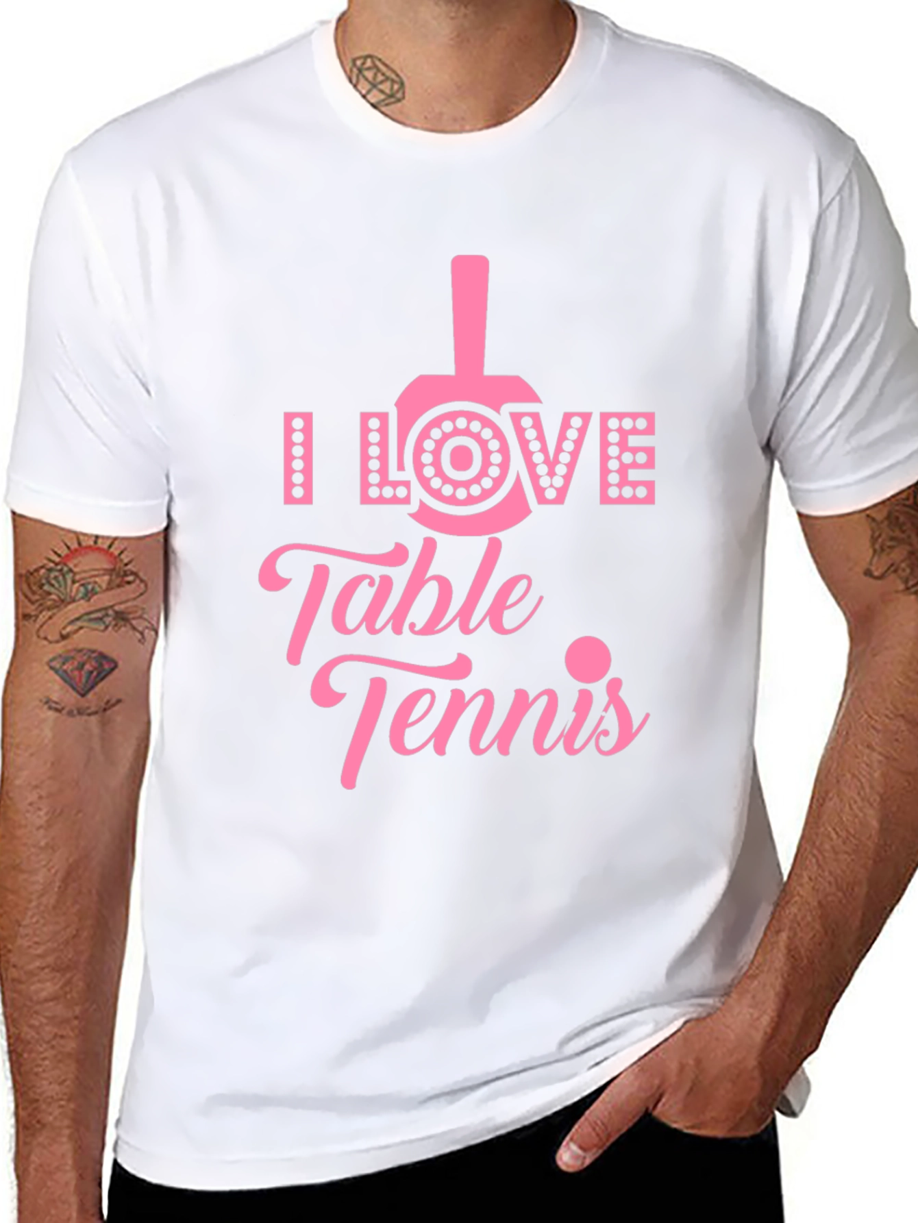 I Love Table Tennis T-Shirt