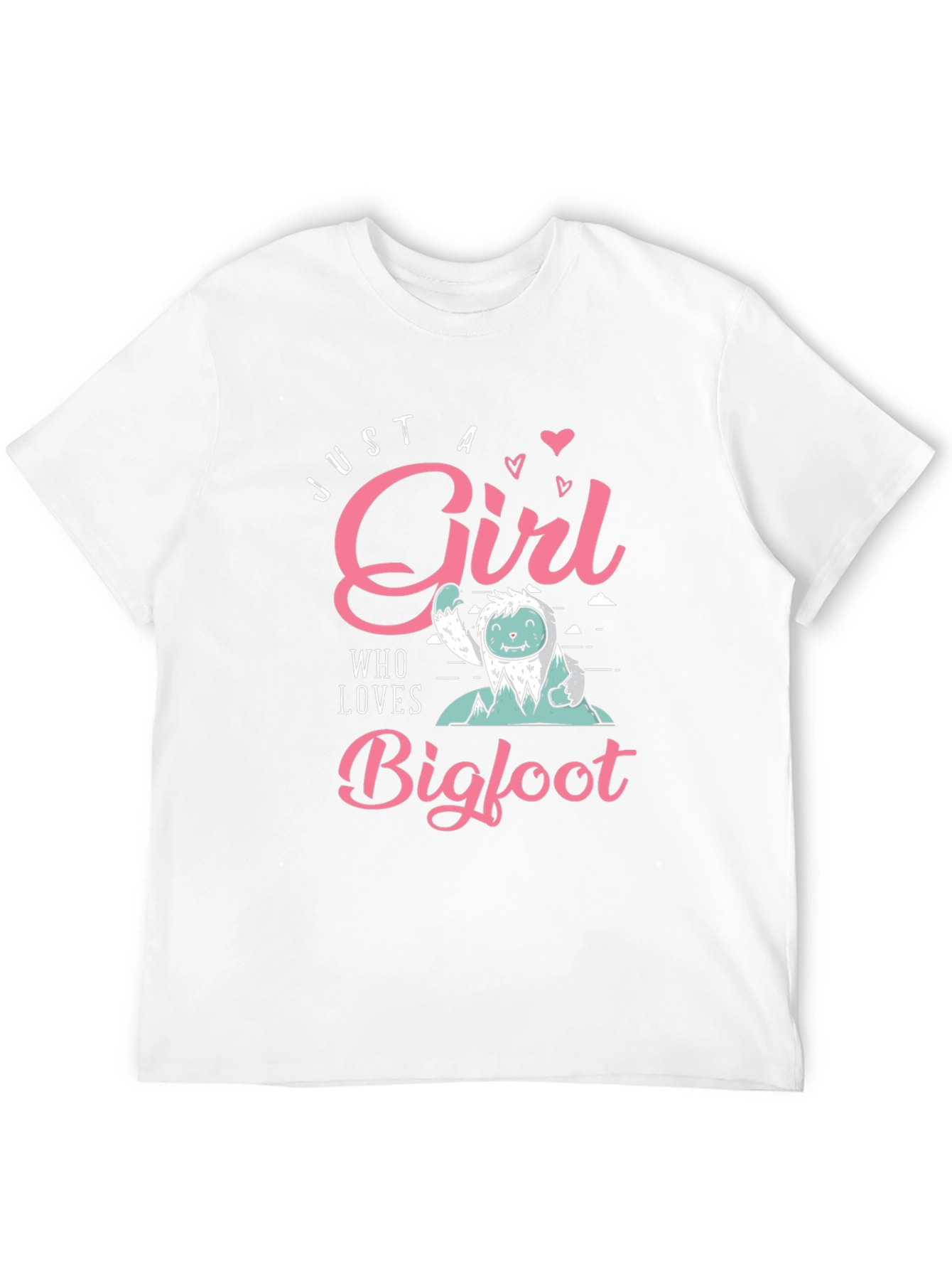 Just a Girl Who Loves Bigfoot T-Shirt