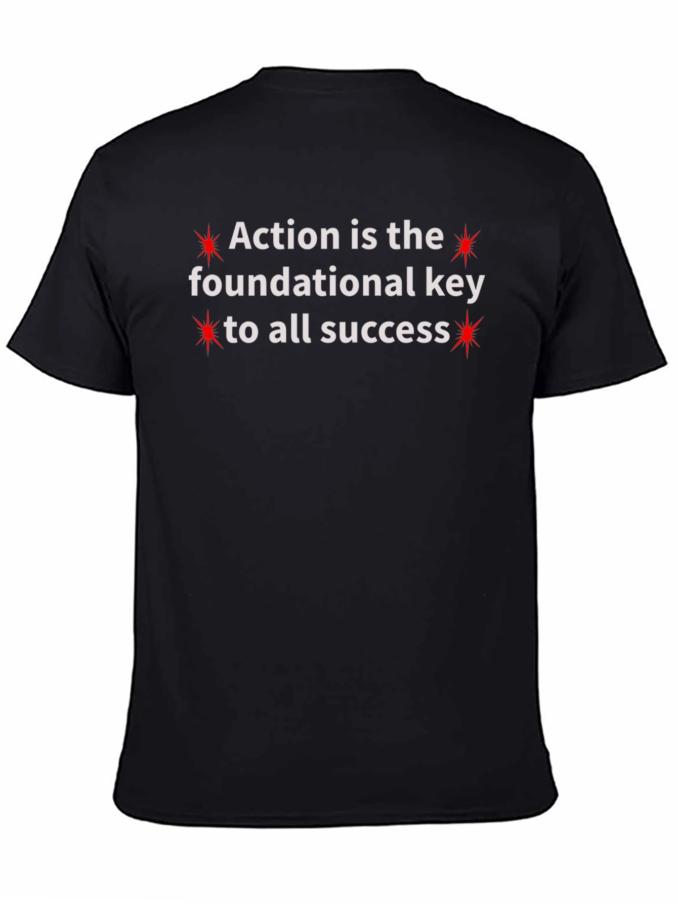 Action Is Key Crew Neck T-Shirt