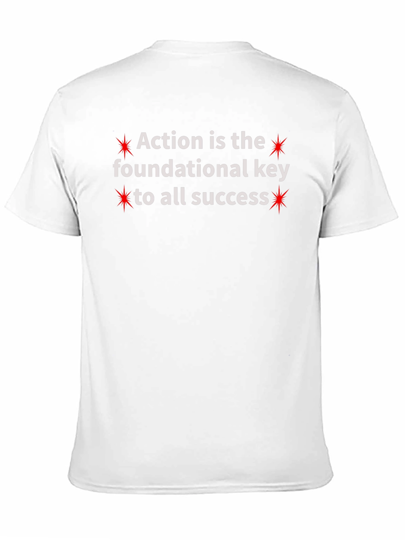 Action Is Key Crew Neck T-Shirt