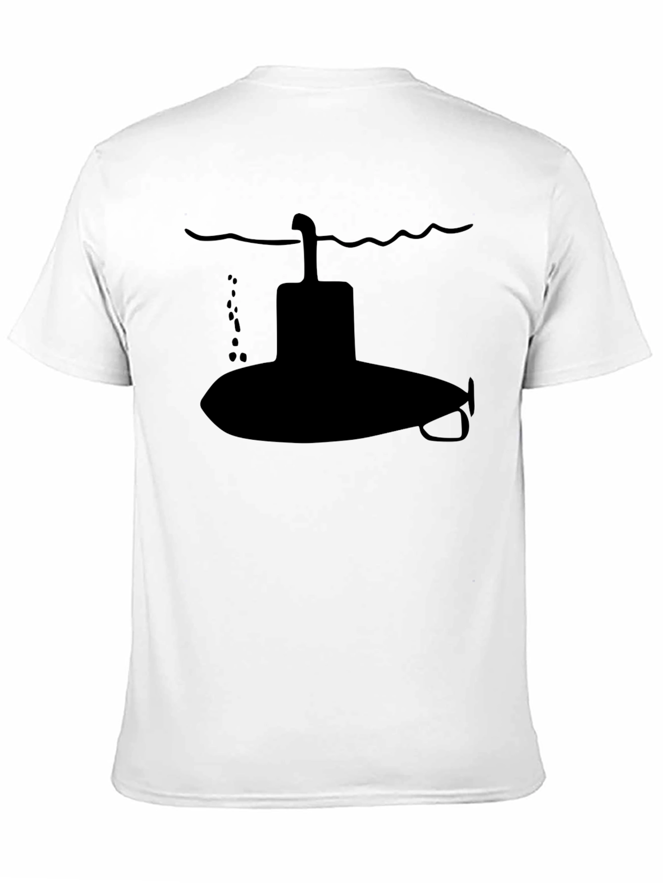Submarine Graphic T-Shirt - Sleek Black Cotton Tee