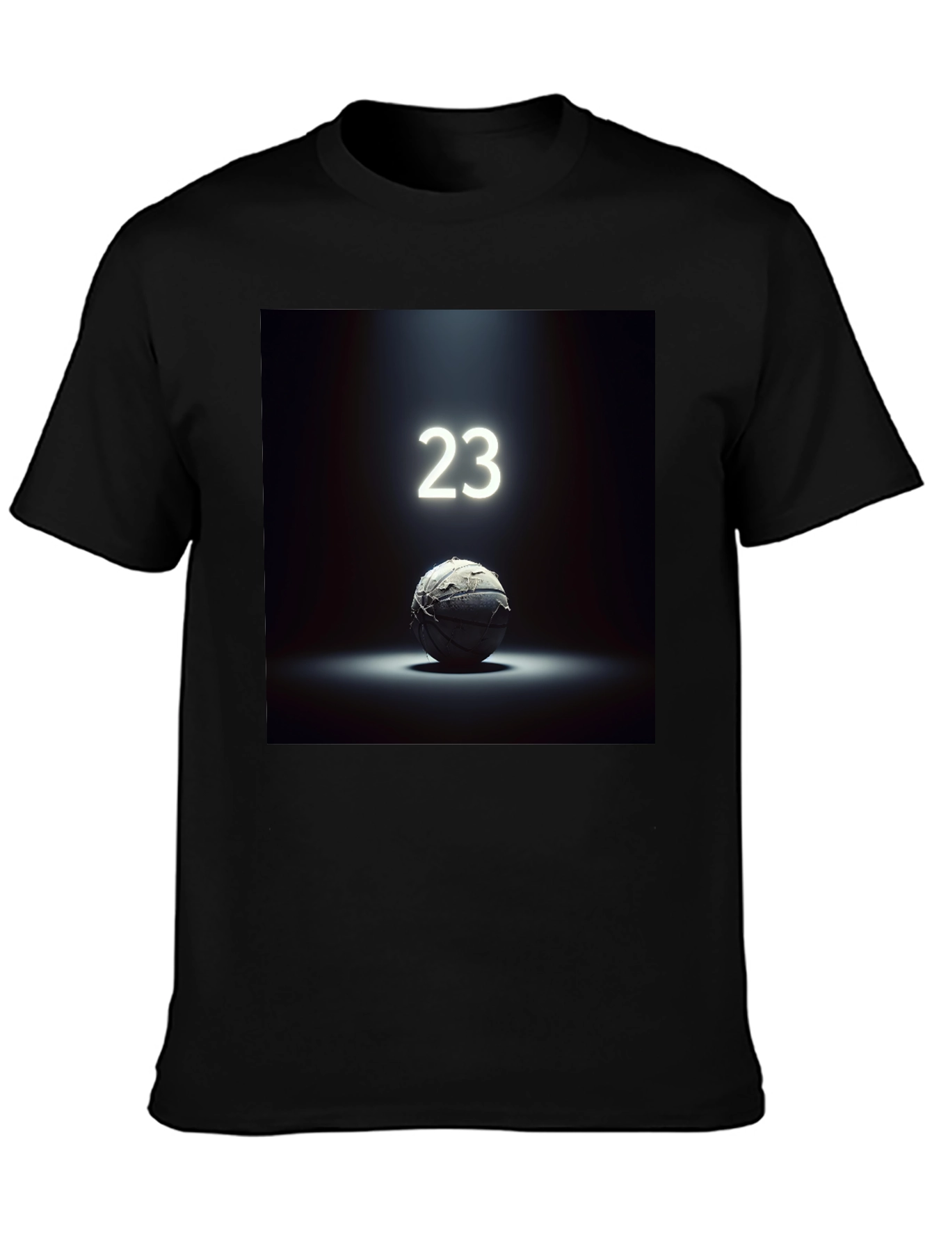 Retro Basketball Tee - 23 Spotlight