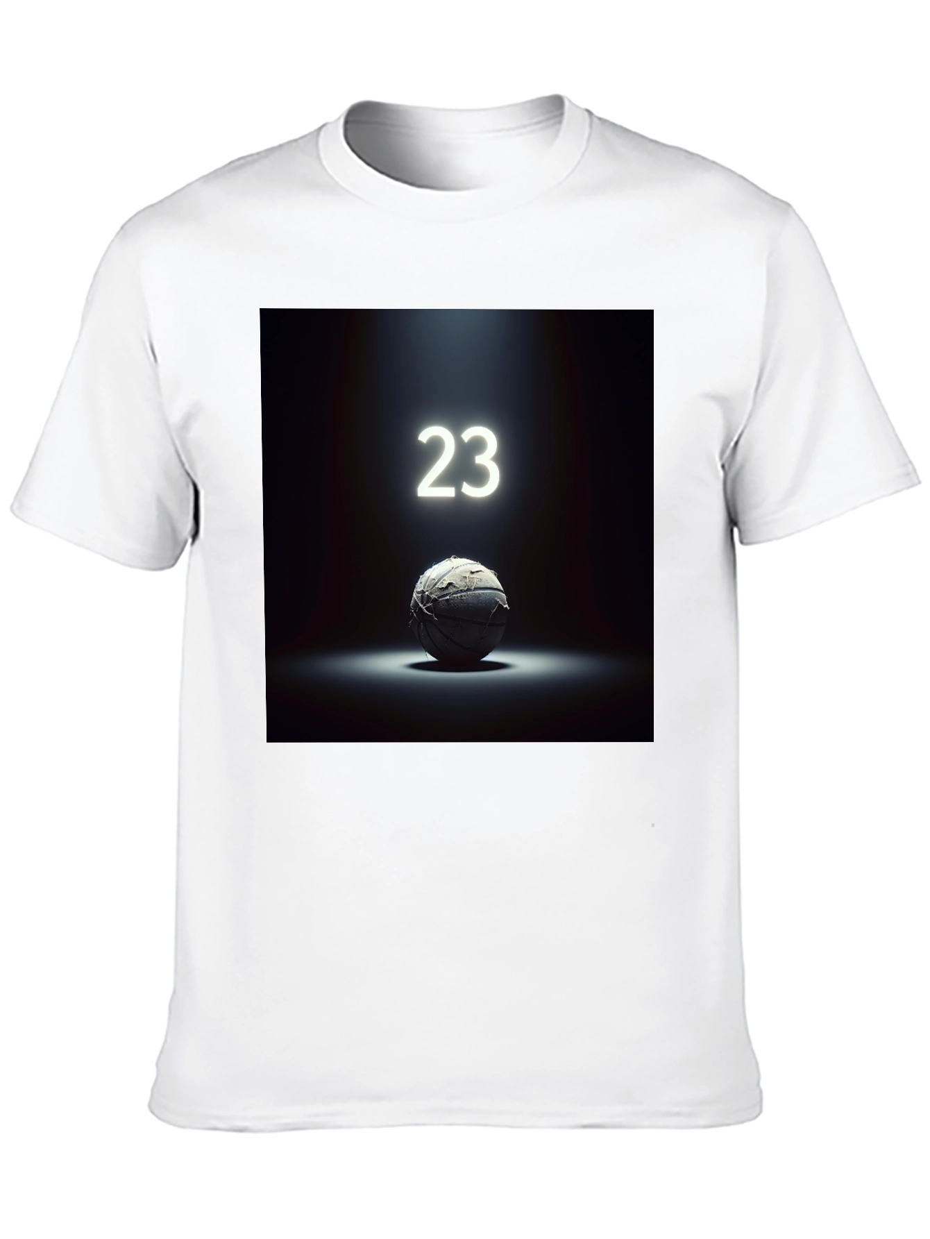 Retro Basketball Tee - 23 Spotlight