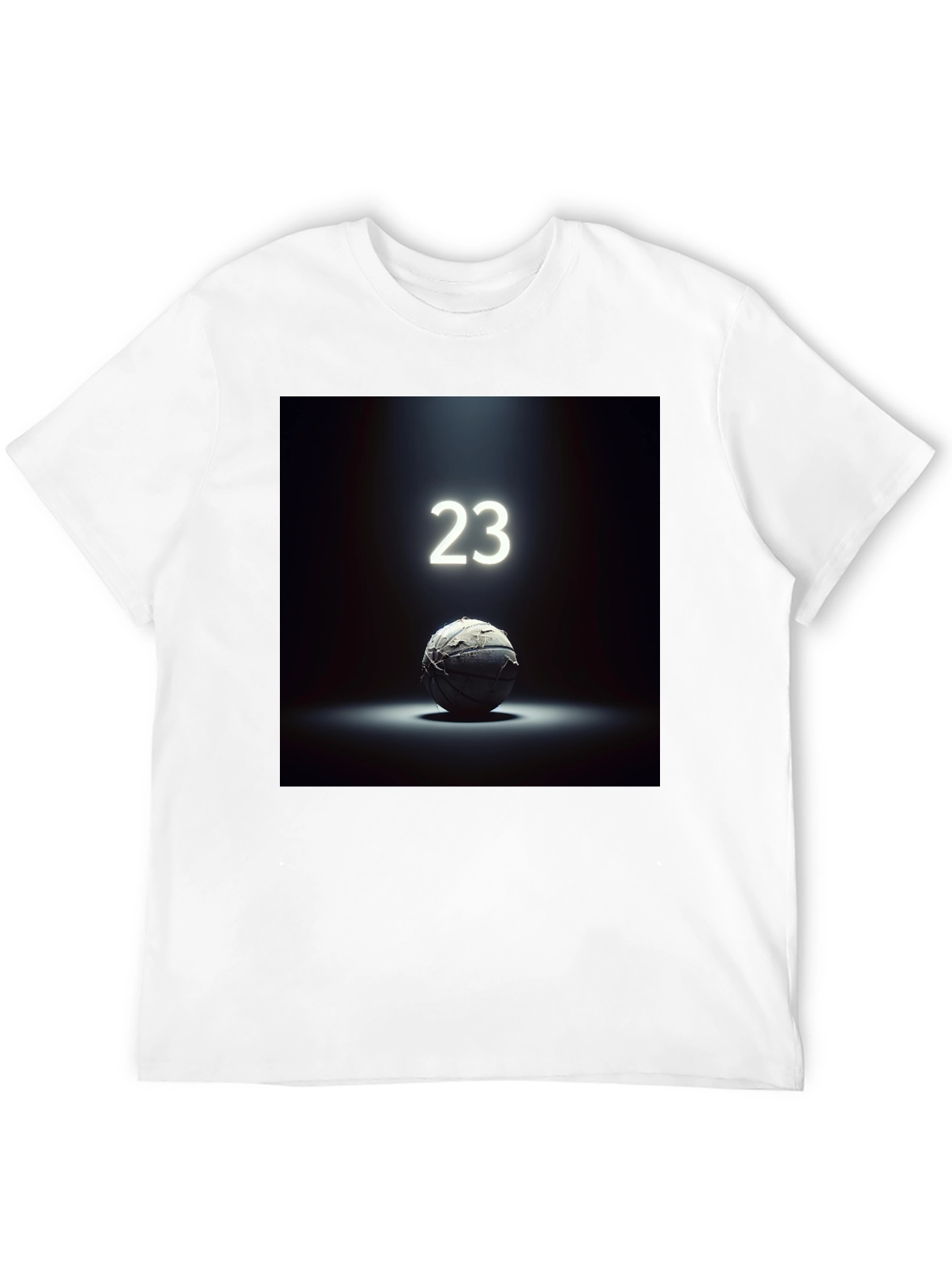 Retro Basketball Tee - 23 Spotlight