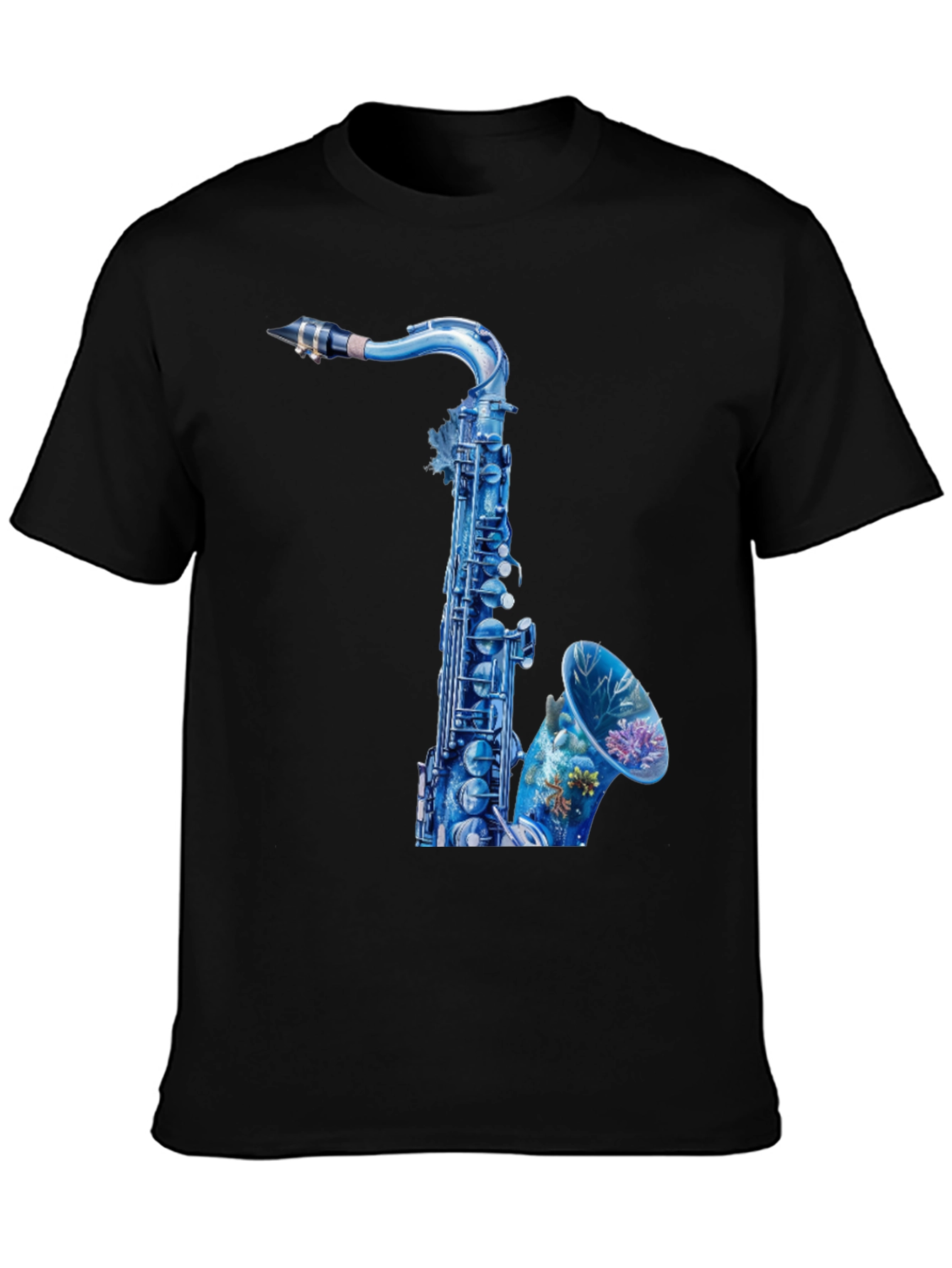 Saxophone Graphic Tee - Cool Music Lover Shirt